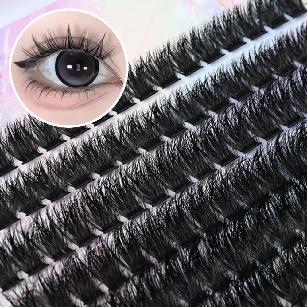 Eyelash Extension Look - Ciglia Finte dall'Aspetto Naturale, Stile Wispy,