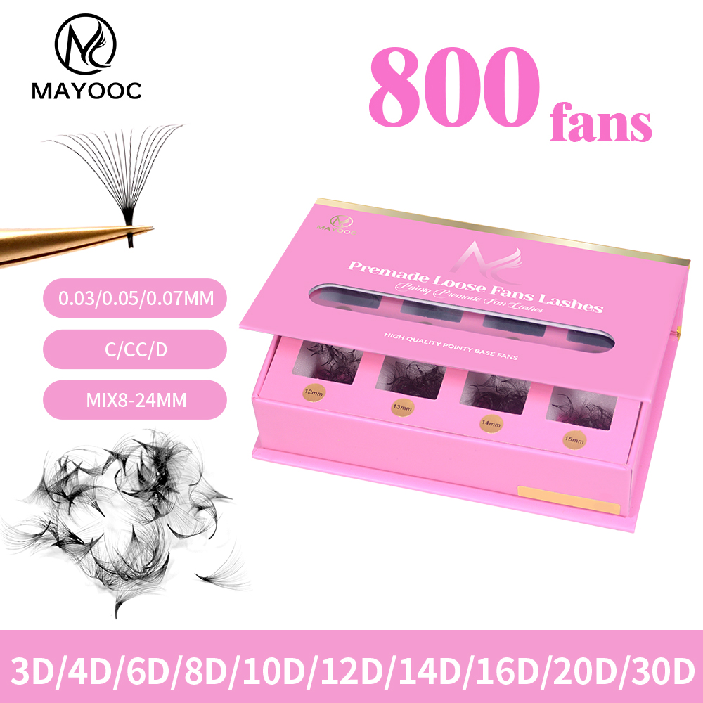 Eyelash Extension Russian - MAYOOC 800Fans Extension Ciglia a Ventaglio