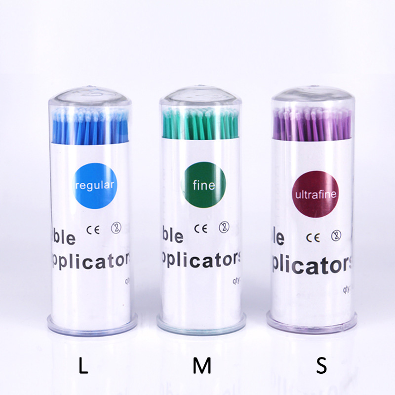 Eyelash Extensions - 100 Pezzi/Flacone MicroSpazzole per Kit Lifting