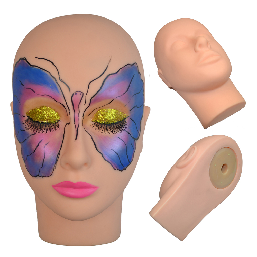 Eyelash Extension Model - Teste di manichino per esercitazioni per