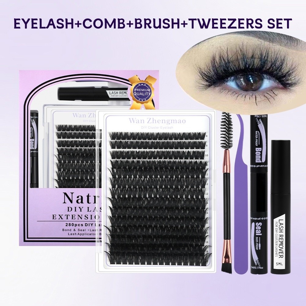 Eyelash Extension Look - Ciglia Finte da 8-18mm di Lunghezza,