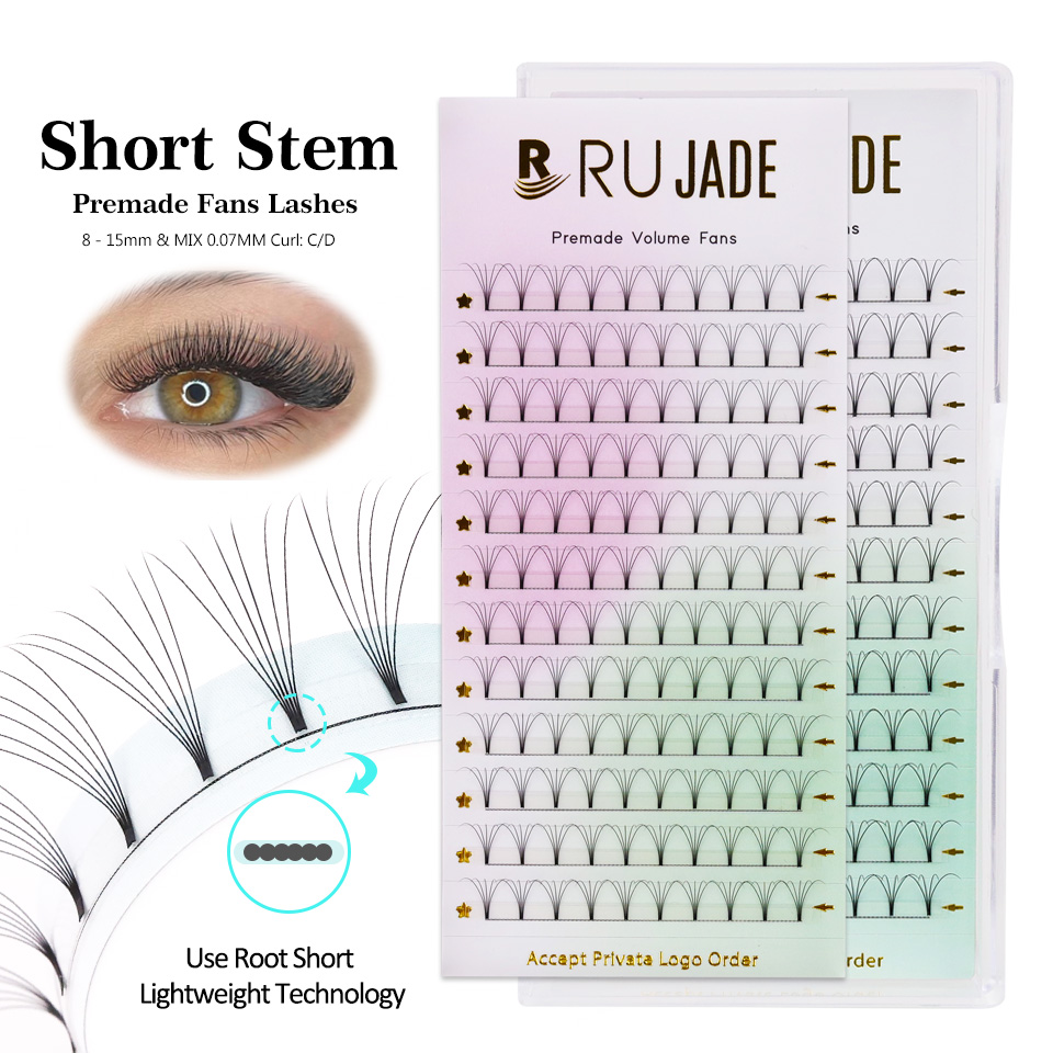 Eyelash Extension Russian - RUJADE Stelo corto 3D 4D 5D