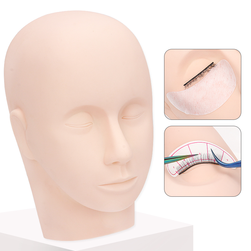 Eyelash Extension Model - 1 pezzo Testa per l'allenamento dell'estensione