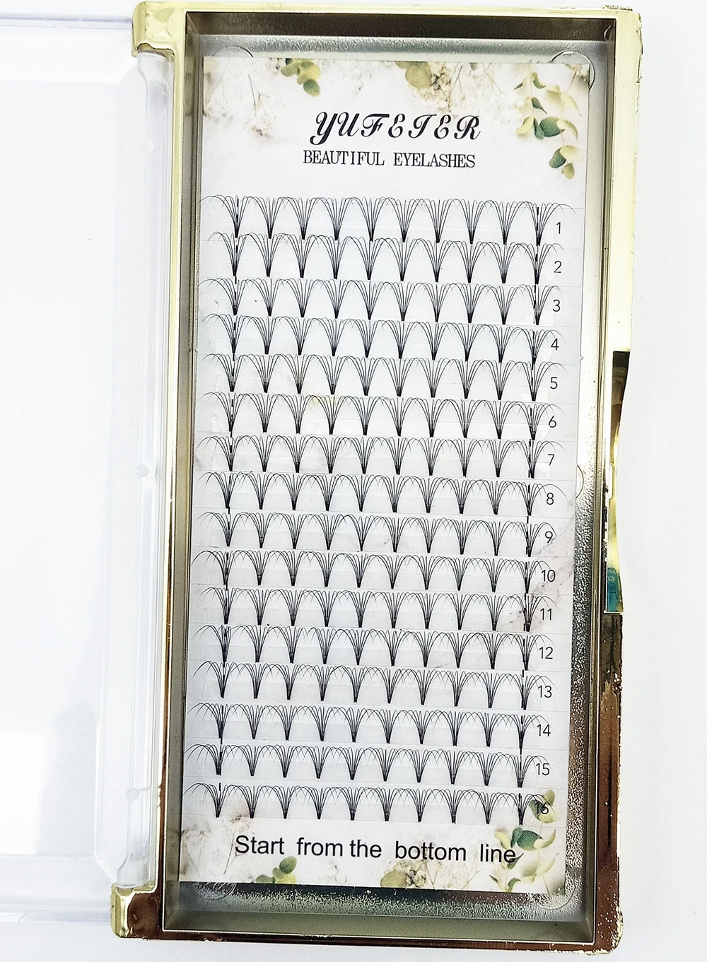 Eyelash Extension Russian - HBZGTLAD 16 Linee di Ciglia Finte