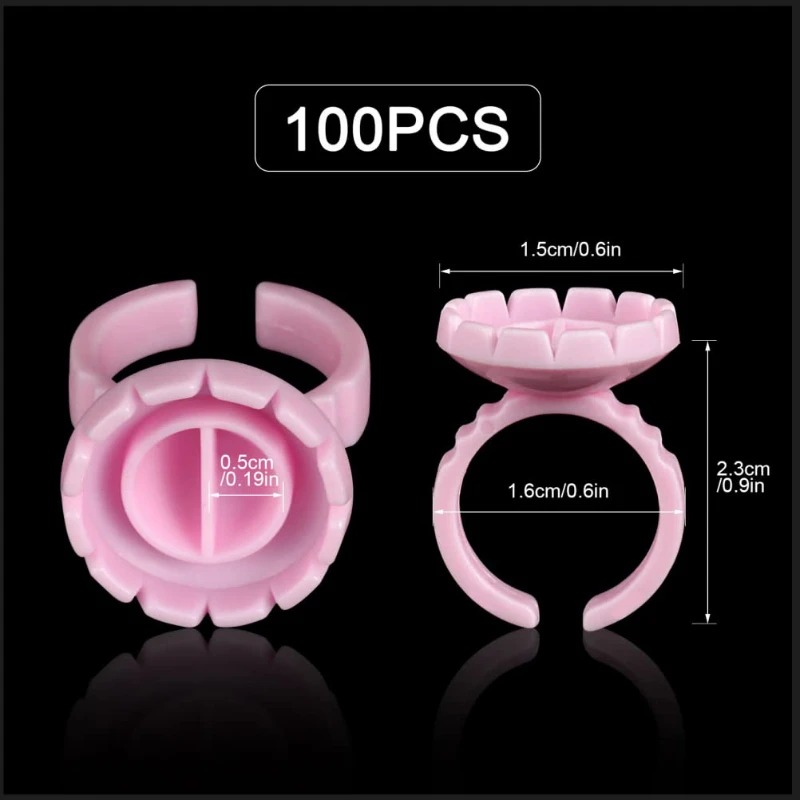 100 Pezzi Anelli Monouso per C - Eyelash Extension Usa recensione e prezzo