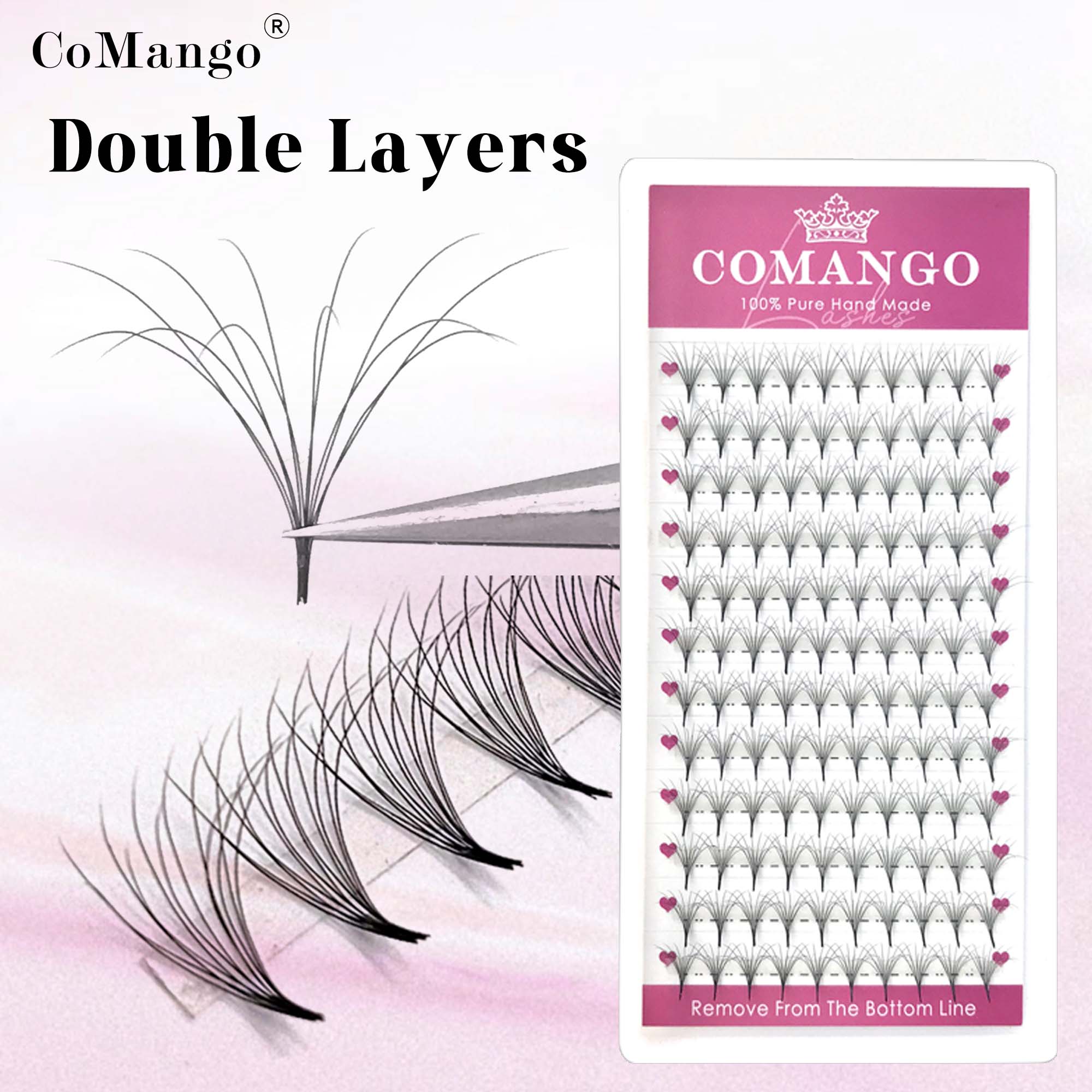 COMANGO grazioso doppio strato - Eyelash Extension Double Volume recensione e prezzo