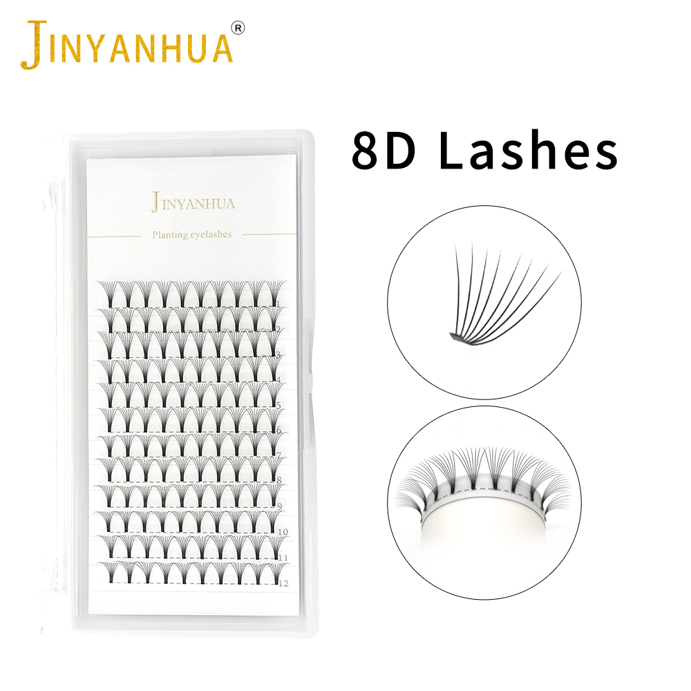 JINYANHUA 8D Ventole Estension - Eyelash Extension Russian recensione e prezzo